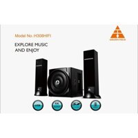 ♥️♥️♥️♥️♥️♥️♥️♥️♥️♥️♥️LoaGolden Field H308 HIFI/2.1(usb, Bluetooth,SD,FM)- Âm thanh chất lượng vượt trội