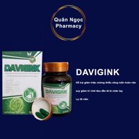 ✔️️️Ginko Davigink hoạt huyết dưỡng não thảo dược hộp 30 viên Davico - 1 Hộp 1 tháng