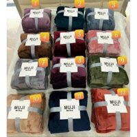 ❤️‍🔥Chăn lông Muji Hàng loại 1❤️‍🔥 kích thước 2mx2m3 nặng 1,7kg siêu mềm mịn, chăn văn phòng