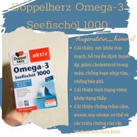 ❣️❣️Dầu cá Đức Omega 3 Doppelherz seefischol 1000mg + vitamin E