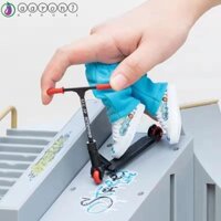 Aaron1 Đồ Chơi Mô Hình Xe Điện Scooter Mini Bằng Hợp Kim Kèm Dụng Cụ Đeo Ngón Tay Cho Bé