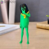 Aaron1 Trang trí bàn dưa chuột ngâm, Bộ sưu tập vòng cổ Bộ sưu tập dưa chuột ngâm 3D, Mô hình hoạt hình thủ công Trang trí dưa chuột Người đàn ông Đồ chơi in 3D Trang trí máy tính để bàn