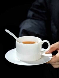 Ab Dương Mỡ Ngọc Sứ Trắng Tinh Khiết Chịu Nhiệt Độ Cao Văn Phòng Gốm Quà Tặng Cá Nhâ