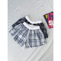 AB HOUSE - Quần short caro túi hộp MINIE thời trang nam nữ