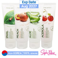 ❤️Bán❤️[Nature REPUBLIC] Bọt rửa mặt thảo mộc tươi 170ml (Acerola, Ốc sên, Lô hội, Sân cỏ)