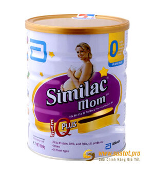 Sữa bột Abbott Similac Mom IQ - hộp 900g (dành cho mẹ mang thai và cho con bú)