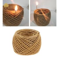 Abbraccia 200ft Hempwick Nến bấc tự nhiên với lớp phủ sáp ong Dây hữu cơ