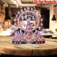 Abbraccia 2D Bánh Xe Phẳng Acrylic Ký Trang Trí Mảng Để Bàn Trang Trí Cho Văn Phòng Để Bàn Kệ Quà Tặng Sinh Nhật Trang Trí Nhà Cửa