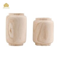 Abbraccia Handmade Bình Hoa Gỗ Người Trồng Lối Vào Bàn Trung Tâm Trưng Bày Bên Bàn Trang Trí Văn Phòng Bàn Làm Việc Hoa Khô Giá Đỡ