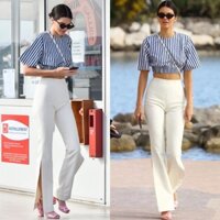 Abela Culottes quần ống loe xẻ tà