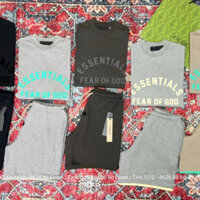 ⚡️[Best Quality] - Set Quần Áo Ét Ssen Ss25 Dark Oatmeal, Combo Bộ Quần Áo FO,.G Nam Hàng Cao Cấp Dày Dặn QCCC Full Tag