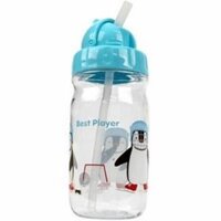 ABF630B-Bình nước trẻ em nhựa tritan có ống hút 650 ml (Blue )