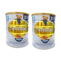 ﻿Bộ 2 sữa cho bé ABBOTT Similac Gain Plus IQ 3 Intelli Pro 1.7kg