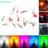 Abongbang 2 Chiếc Xe Đạp Xe Máy T10 Led W5W Hai Màu Bên Đèn Drl Xoay Bóng Đèn Tín Hiệu Đẹp