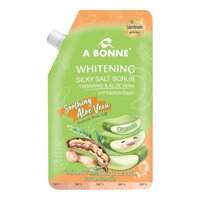 Abonne Muối Tắm A Bonne Whitening Silky Salt Scrub Chiết Xuất Nha Đam Và Me Giúp Trắng Da 350g