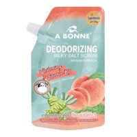 Abonne Muối Tắm A Bonne Deodorizing Silky Salt Scrub Hương Wasabi Và Đào Khử Mùi Cơ Thể 350g
