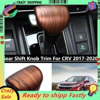 Abs Đào Gỗ Hạt Bánh Răng Cần Số Núm Bao Viền Cho Xe Honda CR-V CRV 2017-2020