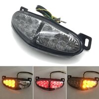 Abs Xe Máy Tích Hợp Đèn LED Đuôi Phanh Dừng Đèn Tín Hiệu Cho Kawasaki Ninja 650R ER-6N ER-6F ER6N ER6F 2009 2010 2011