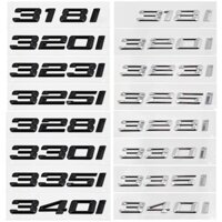 Abs Xe Phía Sau Thân Chữ Logo Huy Hiệu Biểu Tượng Miếng Dán Cho Xe BMW 3 Series 316i 320i 325i 328i 330i 335i E46 E90 E91 F30 F31 F34 G20