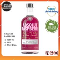 ABSOLUT RASPBERRI (mâm xôi/dâu) 1000ML vodka dùng làm hương liệu pha chế