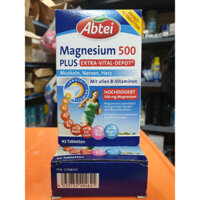 Abtei  Magnesium 500 plus hộp 42 viên của Đức date 7/2024