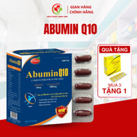 Abumin Q10 Eurovit Viên Uống Bổ Sung Albumin, Acid Amin Cho Người Suy Nhược Cơ Thể