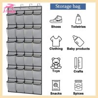 [Abunny.vn] Giá treo giày treo 24 túi phía sau cửa không dệt với 4 móc kim loại