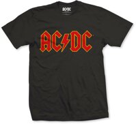AC DC Cổ Điển Logo Áo Chính Thức Mới