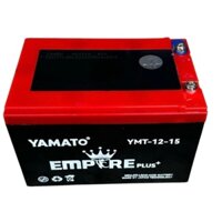 Ắc quy 12V 15Ah dùng cho xe đạp điện, loa kéo Yamato Vua/ Empire Plus 15A dòng cao cấp nặng cân