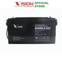 Ắc quy 12V- 80Ah Vision 6FM80-X cho lưu điện, UPS, Viễn thông, Thiết bị điện, Cửa cuốn, Thiết bị chiếu sáng.