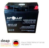 Ắc quy Apollo 12V 17Ah AP17-12 DEEP47 www.yeuhangduc.vn sẵn sàng cho bạn