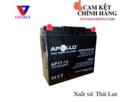 Ắc quy Apollo 12V 17Ah, AP17-12 - APOLLO