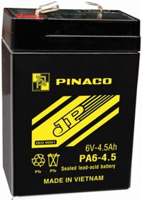 Ắc quy cho đèn sạc PA 6-4.5 (6v4.5Ah)