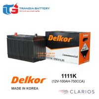 Ắc quy Delkor 1111K (12V-100AH)