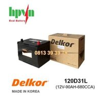 ẮC QUY DELKOR 120D31L (12V-90AH)
