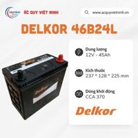 Ắc quy Delkor 46B24L (12V – 45AH)