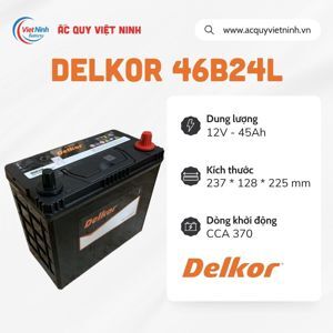 Ắc quy Delkor 46B24L (12V - 45Ah)
