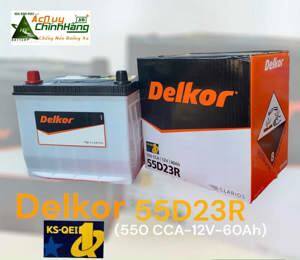 Ắc quy Delkor 55D23R/L - 12V 60AH