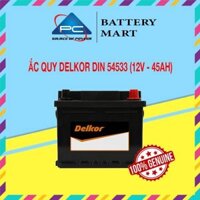 Ắc Quy Delkor  DIN 54533 (12V - 45Ah)