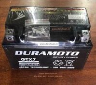 Ắc quy Duramoto 12V 7ah GTX7