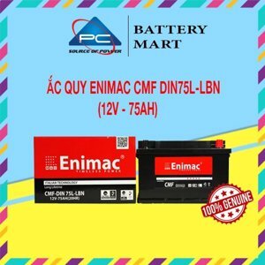 Ắc quy Enimac 12V 75AH CMF DIN75L