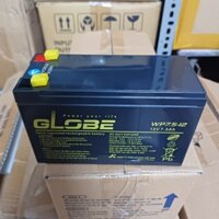 Ắc quy Globe 12V – 7.5Ah WP7.5-12 dùng cho lưu điện cửa cuốn, thang máy, bình phun thuốc