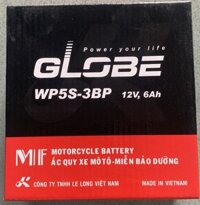 Ắc quy Globe WP5S-3BP (12V - 6AH)