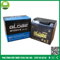 Ắc Quy Globe WTZ6V-E (12V - 6AH) Kích thước (mm)Dài 113 x Rộng 70 x Cao 106 | Chính hãng ắc quy Globe