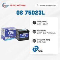 Ắc quy GS 75D23L (12V – 65AH)