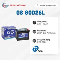 Ắc quy GS 80D26L (12V – 70AH)