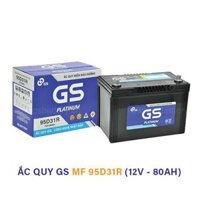 Ắc quy GS 95D31R 12V 80Ah – Ắc quy khô chính hãng