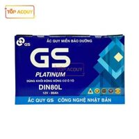 Ắc Quy GS DIN8012v - 80Ah dùng cho xe Ford Ranger, BMW Minicooper