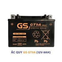 Ắc quy GS GT9A 12V 9Ah – Ắc quy khô xe tay ga chính hãng cho Honda Spacy, Dylan, SYM Attila