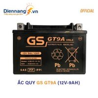 Ắc quy GS GT9A (12V-9Ah) | Ắc quy xe máy HONDA Spacy, Dylan; SYM Atila, Shark; PIAGGIO Vespa, Fly,...